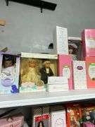Boxed and Unboxed Porcelain and Vinyl Dolls From Various Makers