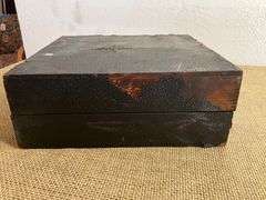 Antique Catholic Sick Call/Last Rites Kit with Box and Religious Items