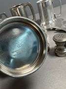 Pewter, Silver Toned Mugs, Salt Shakers, and Accessories