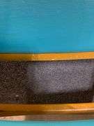Vintage Chairmasters Inc, Wooden Chairs with Turquoise Vinyl Upholstery