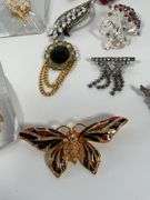 Decorative Costume Jewelry Brooches and Clips