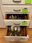 Kitchen Utensils and Tools in Two Drawers