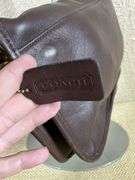Coach Brown Leather Crossbody Bag with Adjustable Strap
