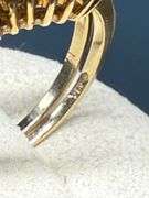 14K Yellow Gold Rings With 1/10 Ct Diamond Accents per Band