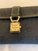 Dooney & Bourke Monogram Canvas Wallet with Gold-Tone Hardware