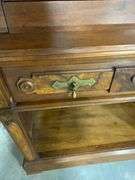 Tall Wood Secretary Desk With Keyed Locks, Pre Civil War