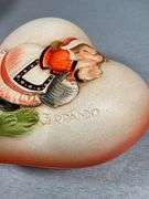 Three ANRI Italy Hand-Painted Resin Trinket Boxes by F. Ferrandiz