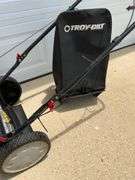 Troy-Bilt 21-Inch Self-Propelled Lawn Mower with Rear Bag and Mulching Capability