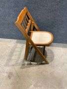 Vintage Babee Tenda Child’s Wooden Folding Chair