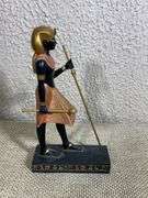 The Guardian Statue of Tutankhamun Pacific Giftware Egyptian Pharaoh Figurine with Gold and Black Fi