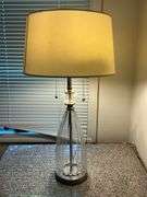 Table Lamp with Drum Shade and Accents