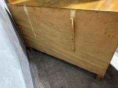 1953 MCM Chinchilla Six-Drawer Dresser with Beveled Mirror