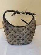Dooney & Bourke Monogrammed Shoulder Bag With Logo Charm
