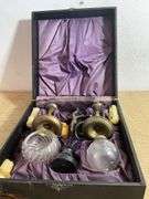 Antique Catholic Sick Call/Last Rites Kit with Box and Religious Items