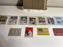 Baseball Trading Cards Featuring Various Players