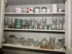 Glassware and Ceramic Mug Collection