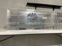 Two Mac Tools Clear Acrylic Display Cases