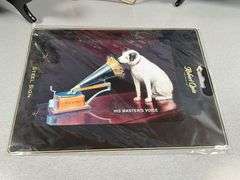 ‘His Master’s Voice’ Metal Signs Featuring Nipper