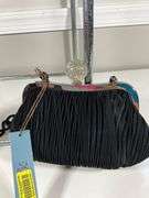 Two Kate Landry Pleated Clutch Handbags