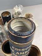 40 Edison Cylinder Phonograph Records Some With Original Canisters