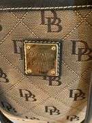 Dooney & Bourke Monogram Tote Bag with Leather Trim
