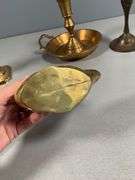 Brass Candlesticks and Decorative Items