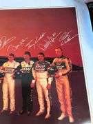 1990 The Winston Charlotte Motor Speedway Autographed Poster