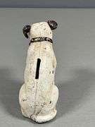 Cast Iron Dog Bank with Collar Design
