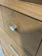 Mid-Century Modern Wooden Chest with Four Drawers and Tapered Legs