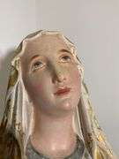 Religious Statue with Makers Mark, Approximately 41” Tall