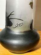 Gallé Signed Cameo Glass Vase, Posthumous Production (ca. 1904–1936)