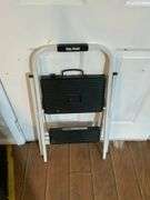 Easy-Reach Folding Step Stool With Two Steps