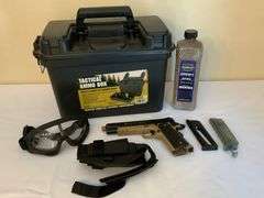 Elite Force 1911 TAC Airsoft Pistol Set with Tactical Ammo Box and Accessories