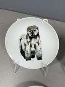 Seven Threshold Porcelain Animal Design Plates