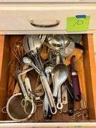 Kitchen Utensils and Tools in Two Drawers