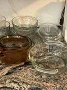 Clear and Amber Glass Cookware