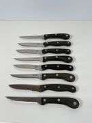 7 Revere Steak Knives with Two Types of Handles