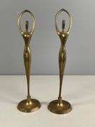 Vintage Brass Ballerina Figurines
