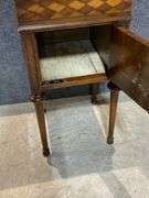 Wooden Cabinet With Inlay Design
