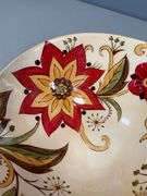 Pier 1 Imports Carynthium Earthenware Divided Serving Bowl