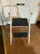 Easy-Reach Folding Step Stool With Two Steps