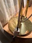 Brass Adjustable Desk Lamp with 10-Inch Base