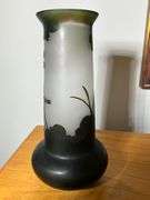 Gallé Signed Cameo Glass Vase, Posthumous Production (ca. 1904–1936)