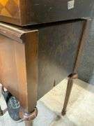 Wooden Cabinet With Inlay Design