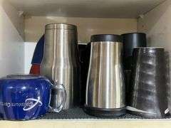 Mugs, Travel Tumblers, and Creamer