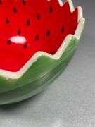 Pier 1 Imports Watermelon-Themed Ceramic Bowl
