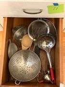 Kitchen Utensils and Tools in Two Drawers