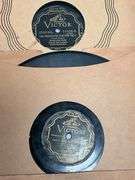 25 Vintage 78 RPM Vinyl Records With Protective Sleeves