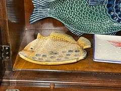 Ceramic Fish-Themed Platters and Plates