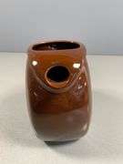 Fiesta Brown Disk Water Pitcher 7”